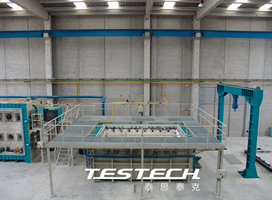 大型垂直构件液压倾摆耐火性测试炉 EN1363-1、ISO 834、GB9978